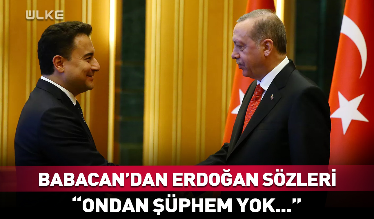 Ali Babacan Erdogan Haber