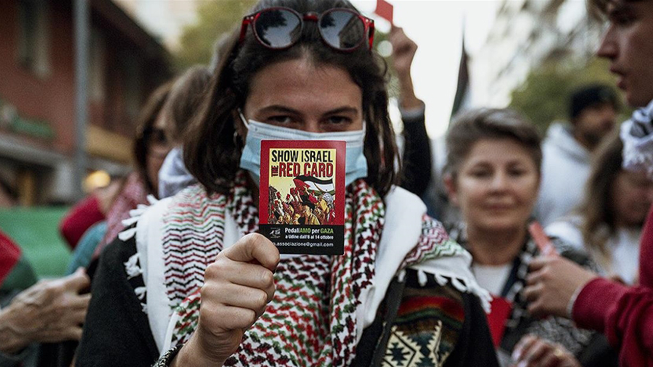 Mac Oncesi Israil Protestosu