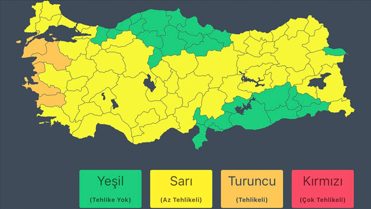 Sarı Turuncu Kodlu Uyari