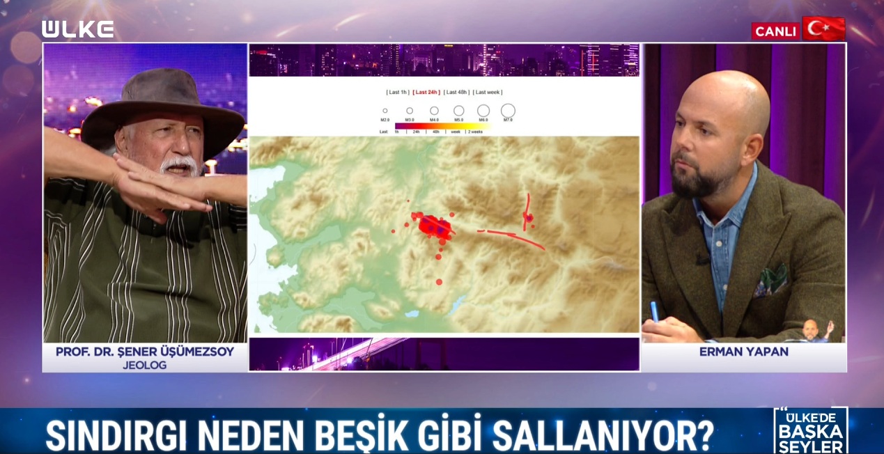 Şener Üşümezsoy Deprem Istanbul Sondakika Ülketv (2)