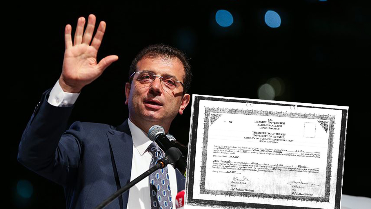 Ekrem Imamoglu Diploma-2