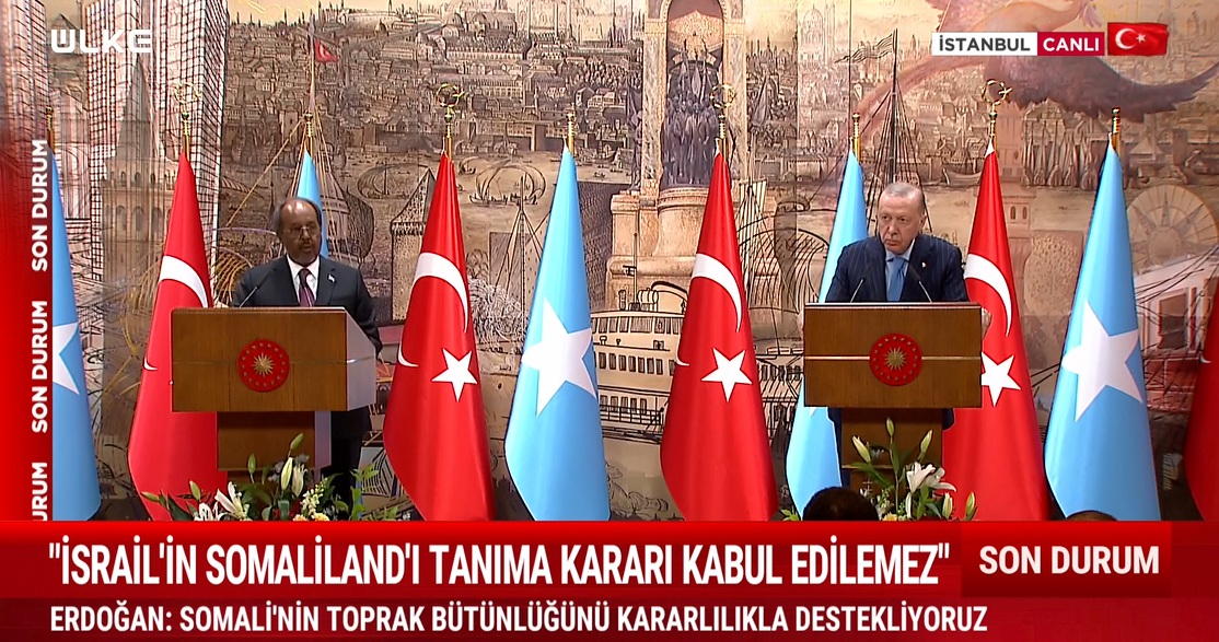 Erdogan Israil Somali Sondakika Haber