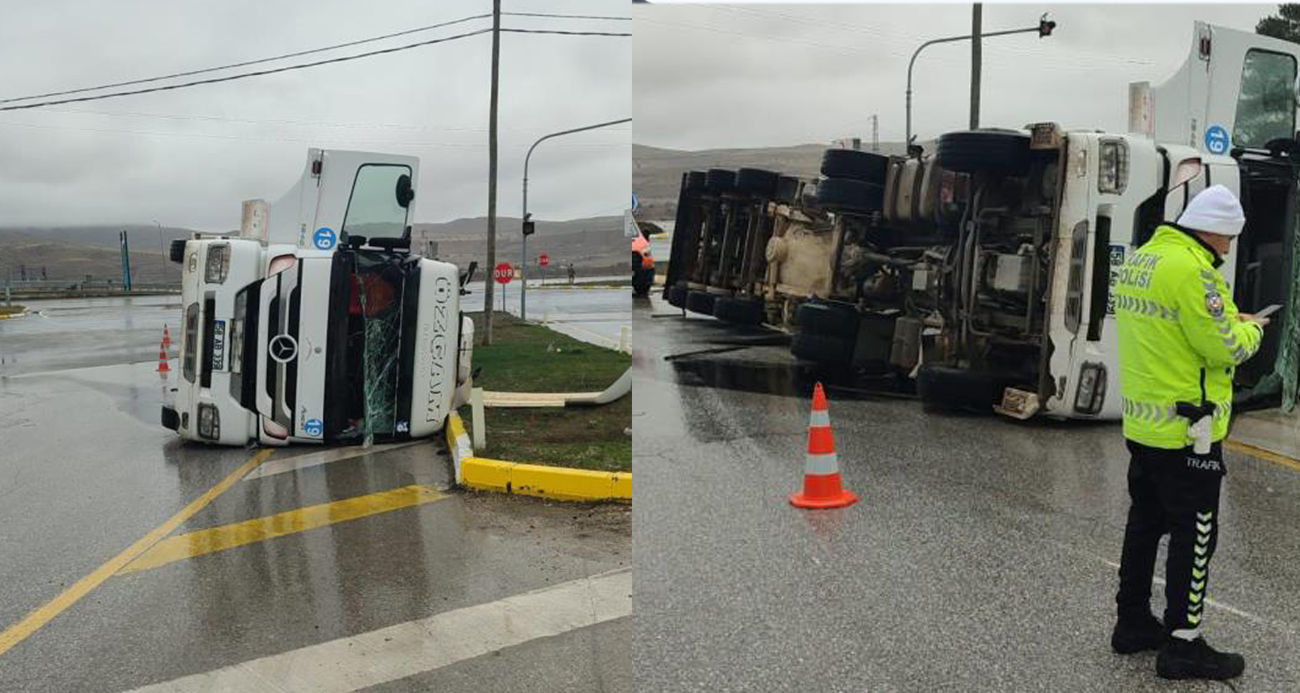 Kadin Tir Soforu Kaza