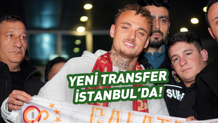 Galatasaray'ın yeni transferi Noa Lang İstanbul'da!