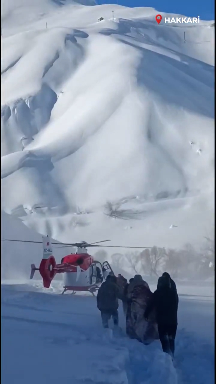 Hakkari Semdinli Ambulans Helikopter Video (3)