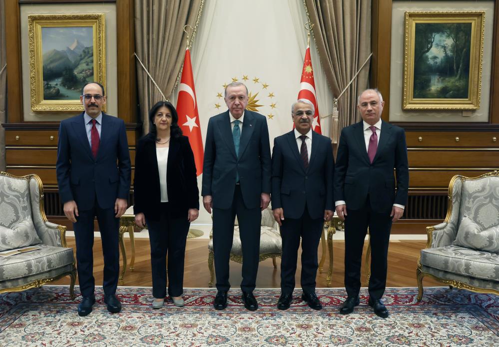 Erdoğan DEM heyetini kabul etti! İlk kare…