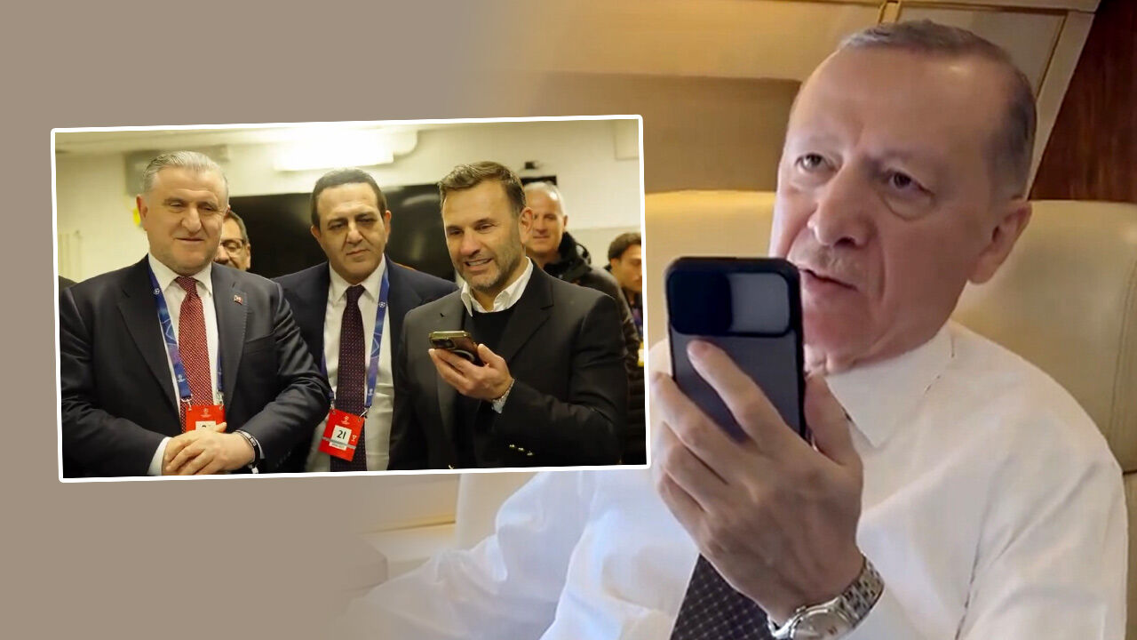 Erdoğan'dan Galatasaray'a tebrik telefonu