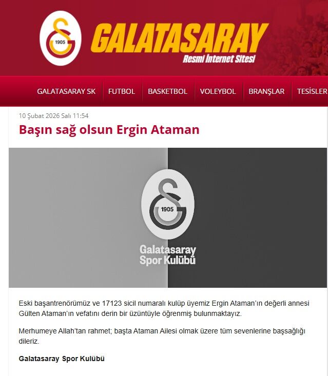 Galatasaray Ergin Ataman