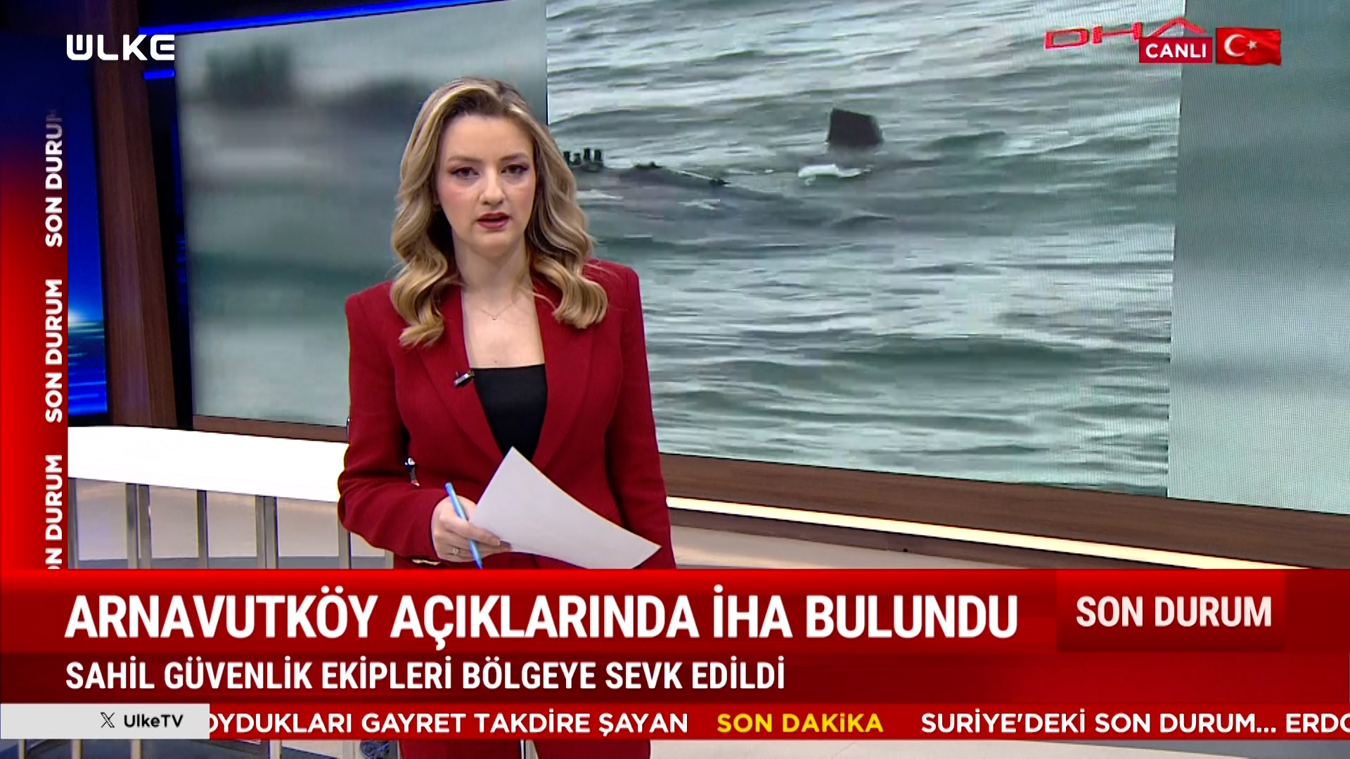 İstanbul'da İha Paniği! Balıkçılar Fark Etti (2)