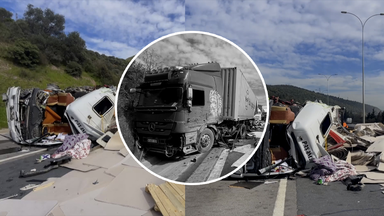TEM'de kaza! İstanbul yönü trafiğe kapatıldı