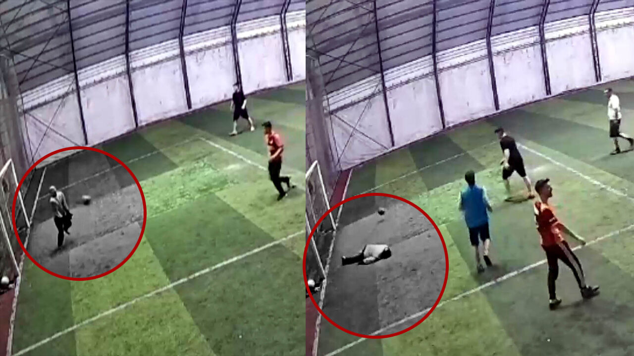 Halı sahada feci ölüm! Göğsüne top isabet etti