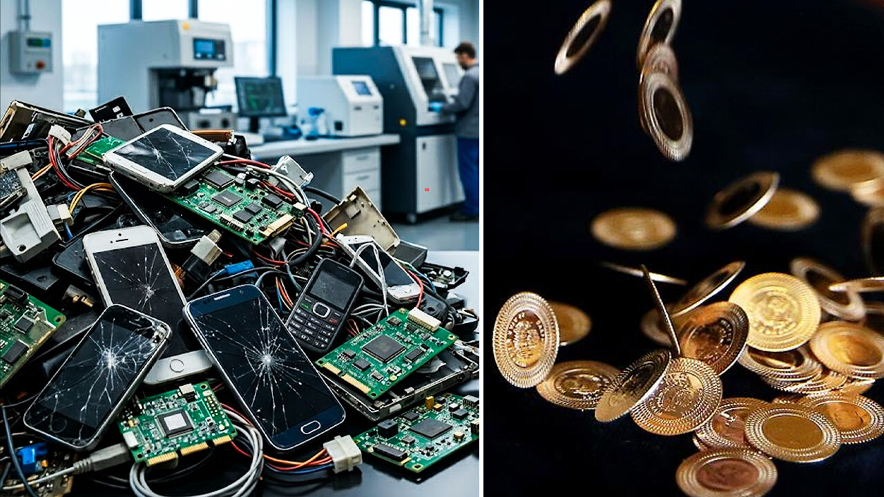 Çöpe de atmayın, evde de tutmayın! 1 tondan 300 gram altın çıkıyor