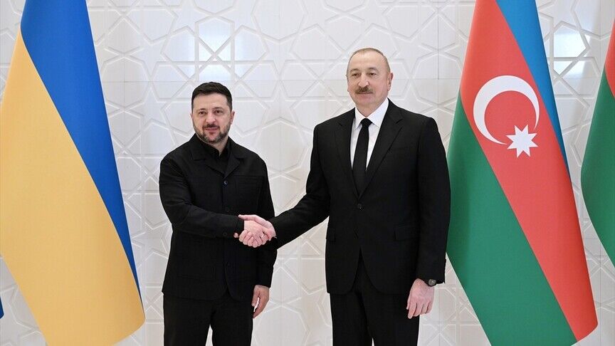 Aliyev ve Zelenskiy görüştü