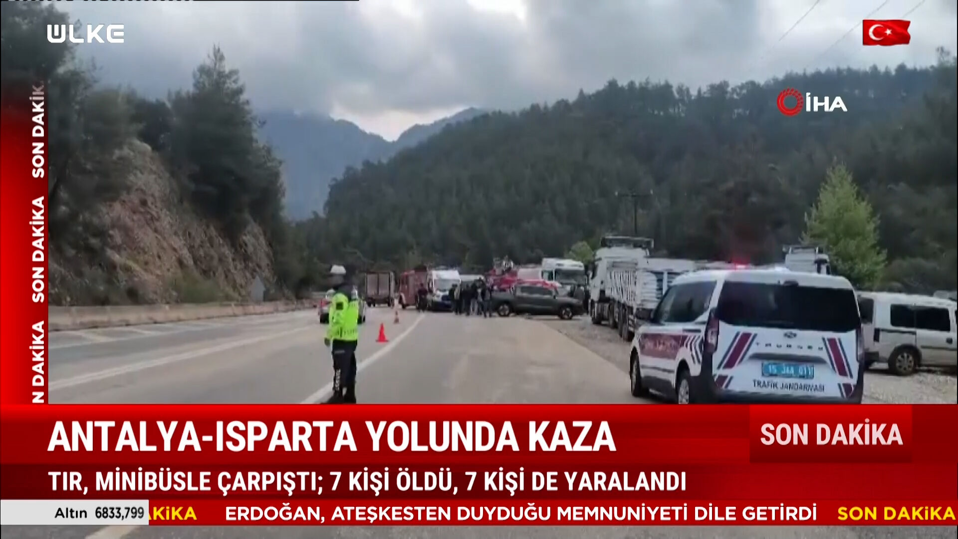 Burdur Antalya Isparta Kaza Sondakika Video Haber (2)