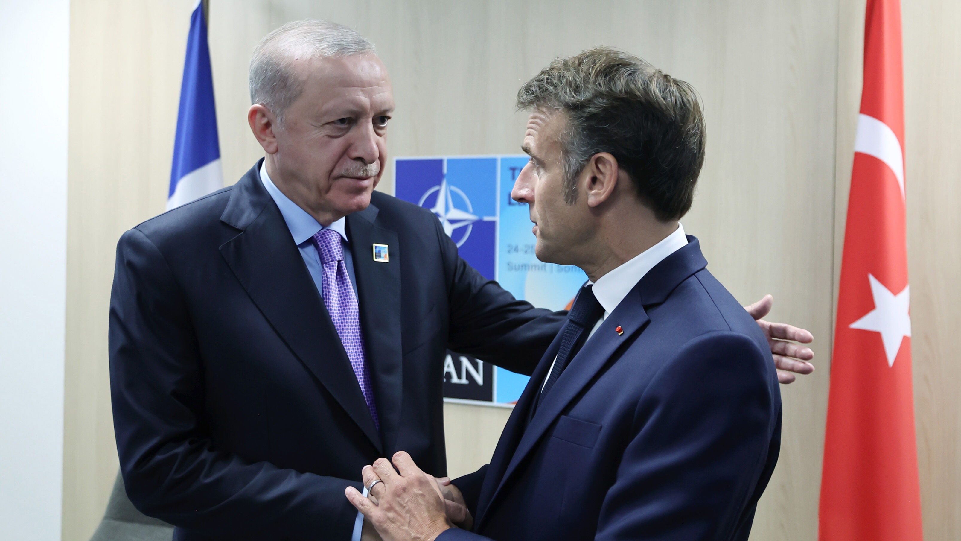 Macron'dan Cumhurbaşkanı Erdoğan paylaşımı!