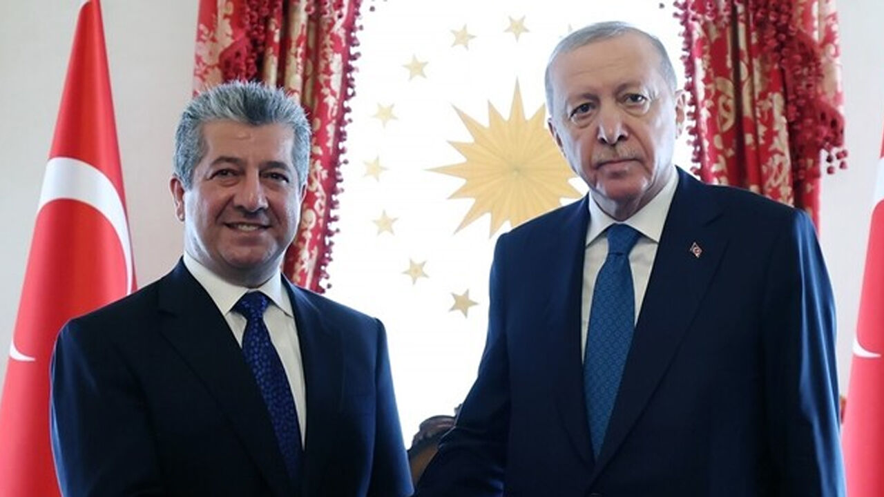 Erdoğan, Mesrur Barzani'yi kabul etti!