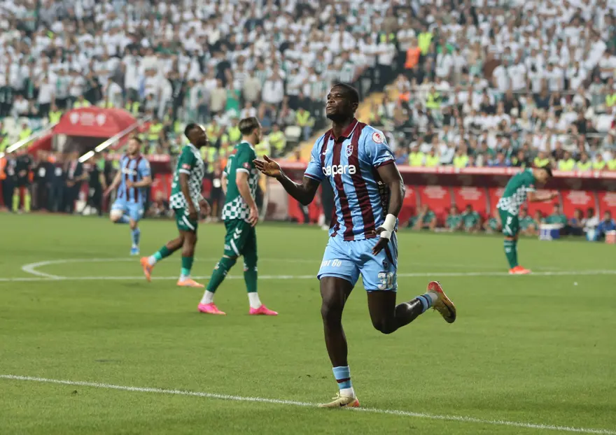 Trabzonspor 2-1 Konyaspor maç sonucu: Kupa Karadeniz'e gitti