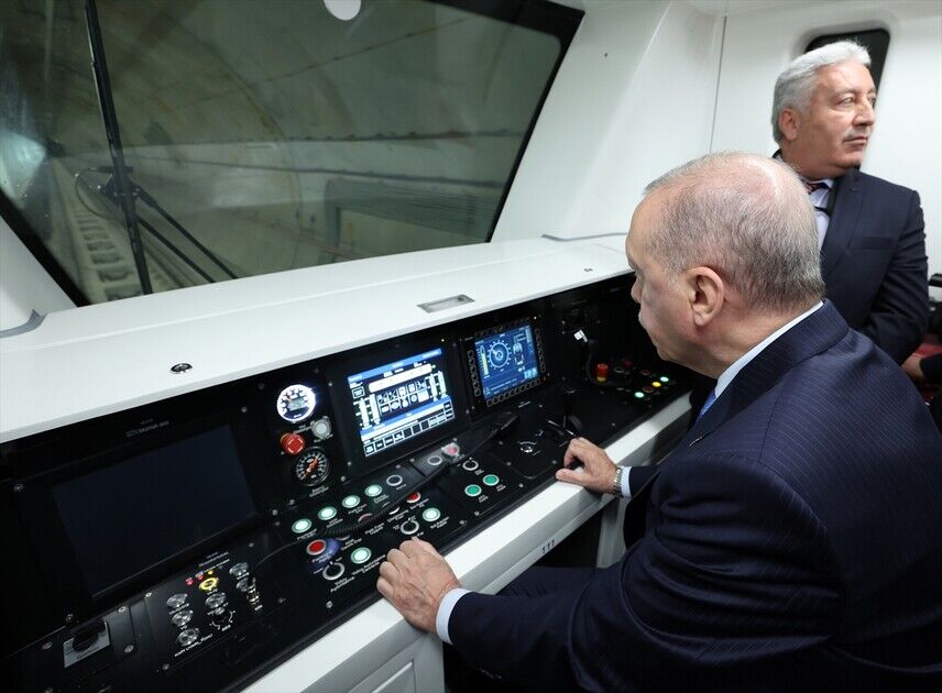 Erdoğan Halkalı Arnavutköy Istanbul Havalimanı Metro (10)