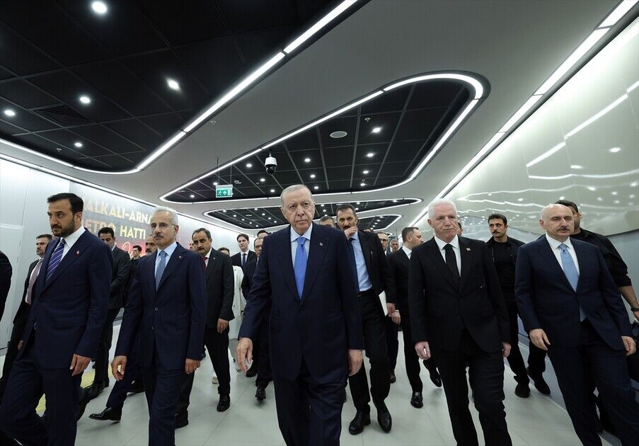Erdoğan Halkalı Arnavutköy Istanbul Havalimanı Metro (9)