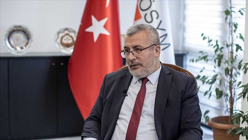 Ösym Başkanı Prof. Dr. Bayram Ali Ersoy Aa