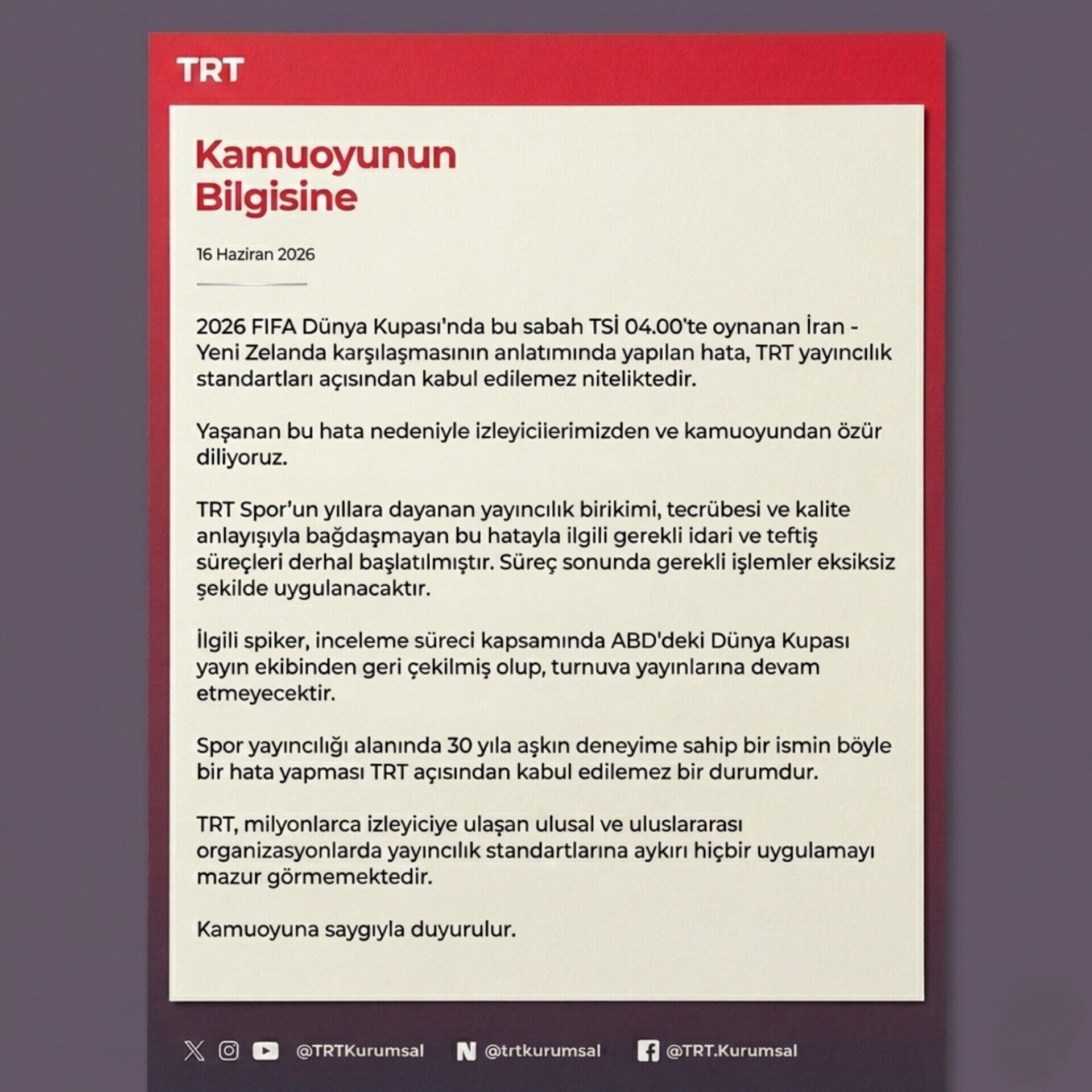 Trt Spikeri Murat Ekrem Çimen, İran Yeni Zelanda (1)