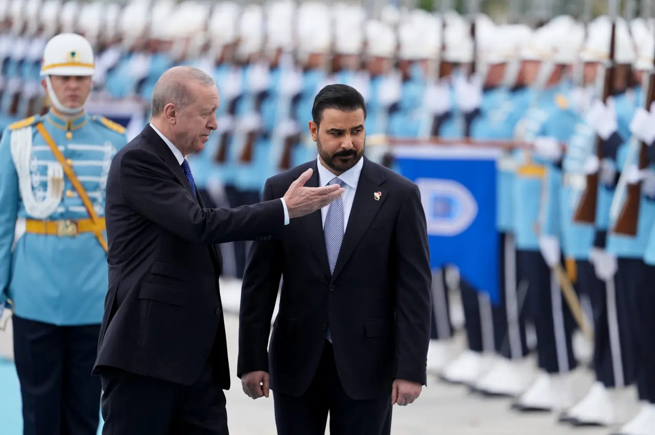 Cumhurbaşkanı Recep Tayyip Erdoğan Irak Başbakanı Ali Ez Zeydi