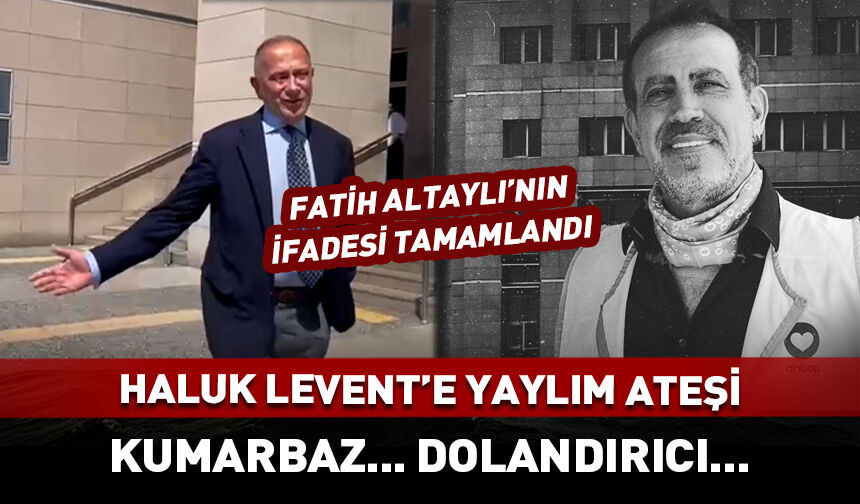 Fatih Altaylı'dan Haluk Levent'e Yaylım Ateşi Kumarbaz...