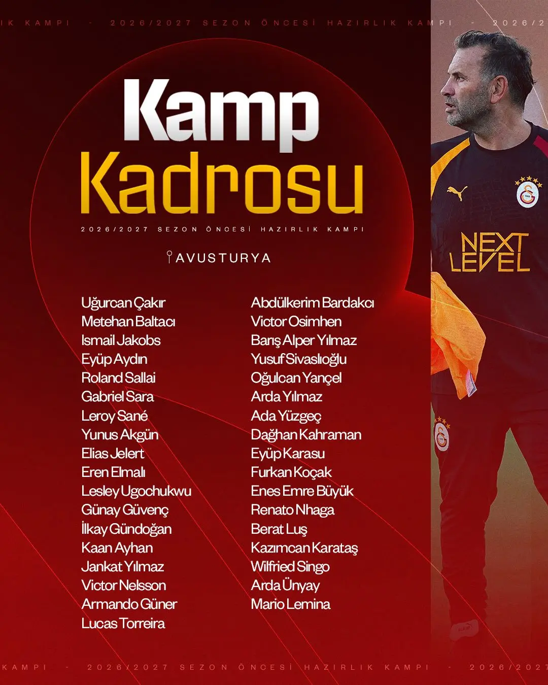 Galatasaray Kamp Kadrosu (1)-2
