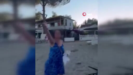 Izmir Plaj Tesettür Başörtüsü Haber Sondakika (1)