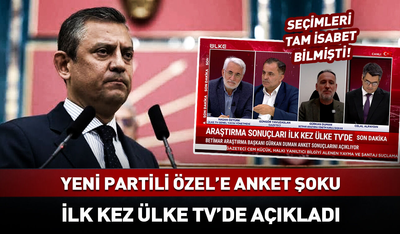 CHP + Yeni Parti = Eski CHP! Anket sonuçları ilk kez yayınladı