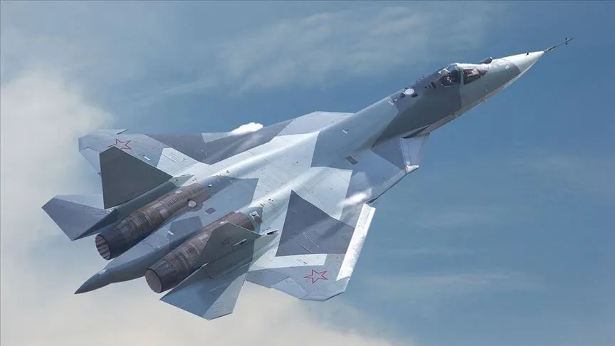 Su 57 Tipi Savaş Uçağı Rusya