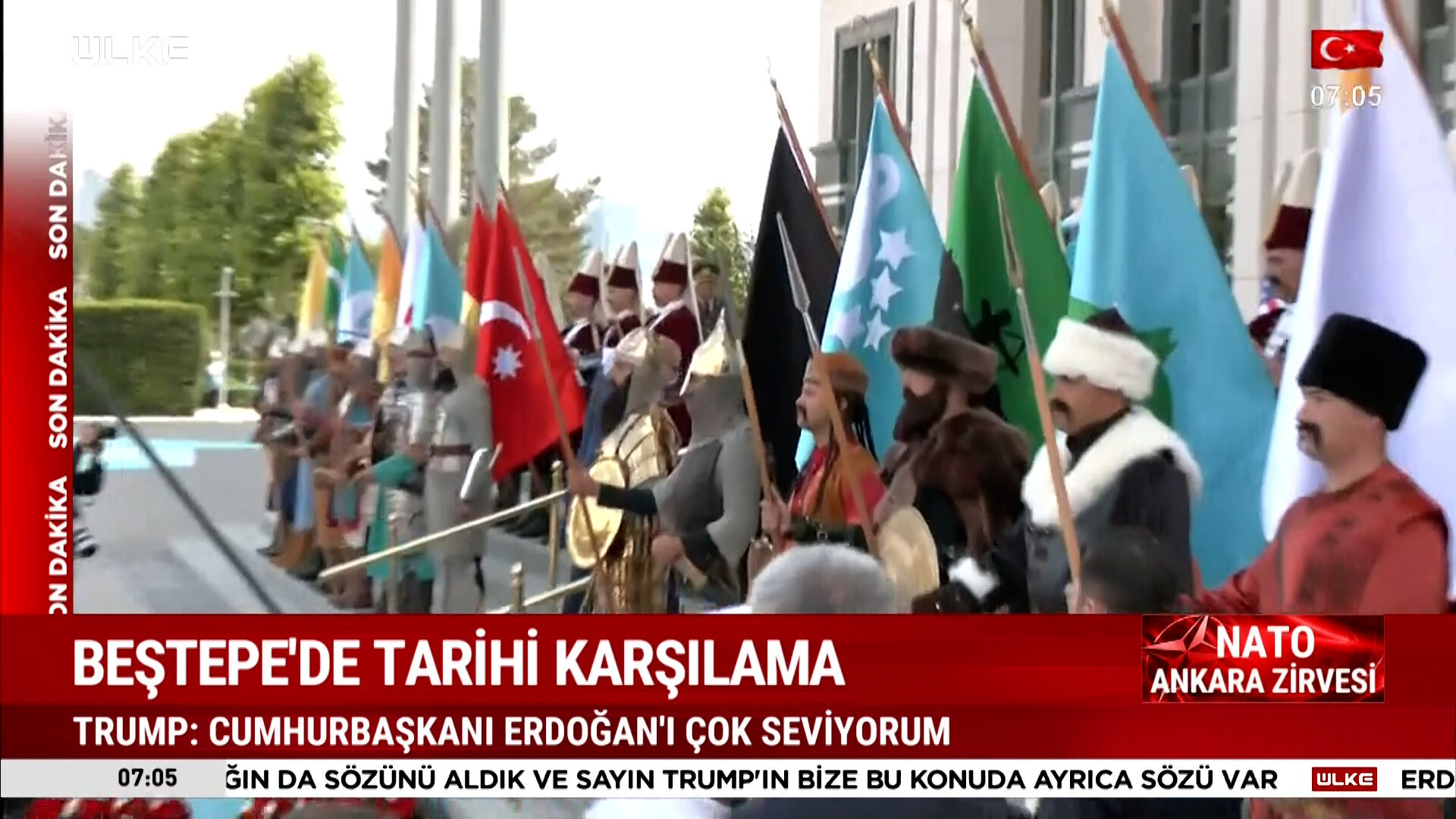 Türk Bayrakları Ankara Nato