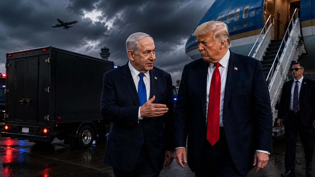 Trump'ı yemek kamyonu içinde taşıdılar! Rezil oldular...