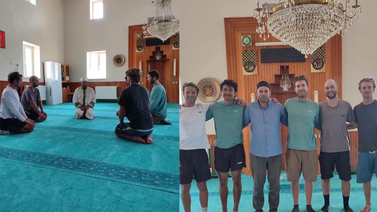 Türk misafirperverliğinden etkilendiler! Müslüman oldular...