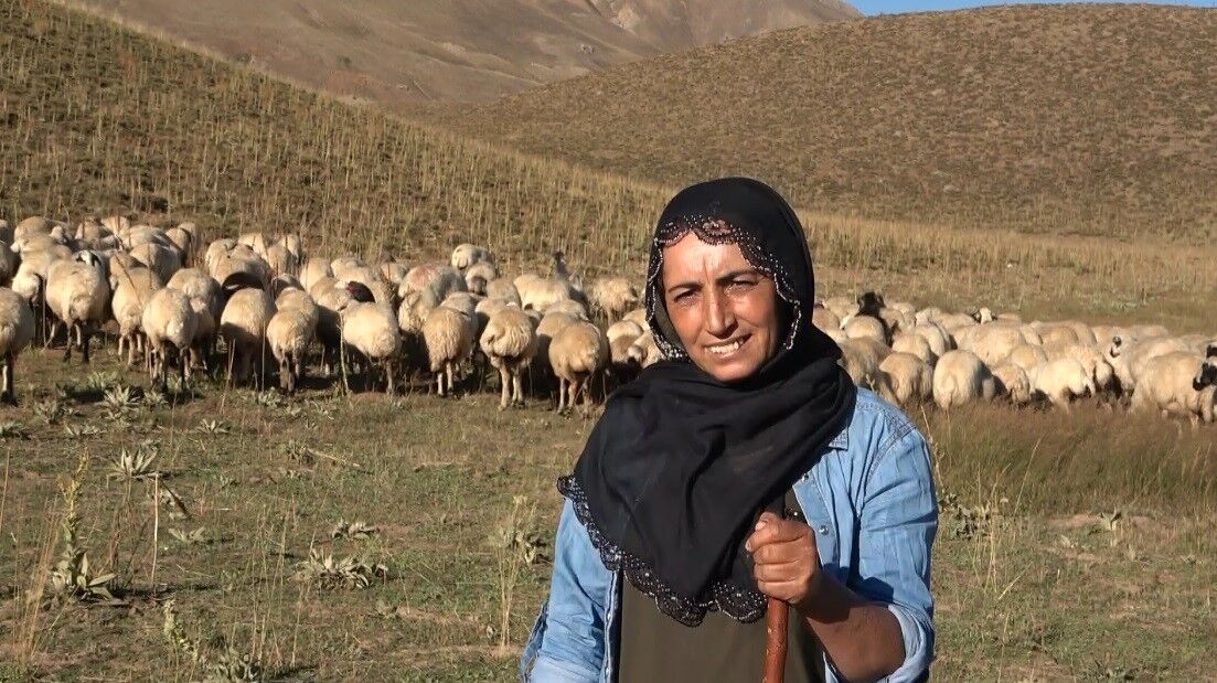 Kadın çoban hayallerinin peşinde