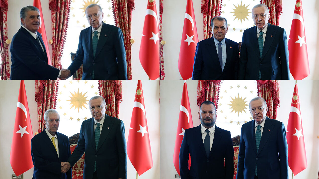 Erdoğan'dan dikkat çeken görüşme! 4 spor kulübü başkanını kabul etti