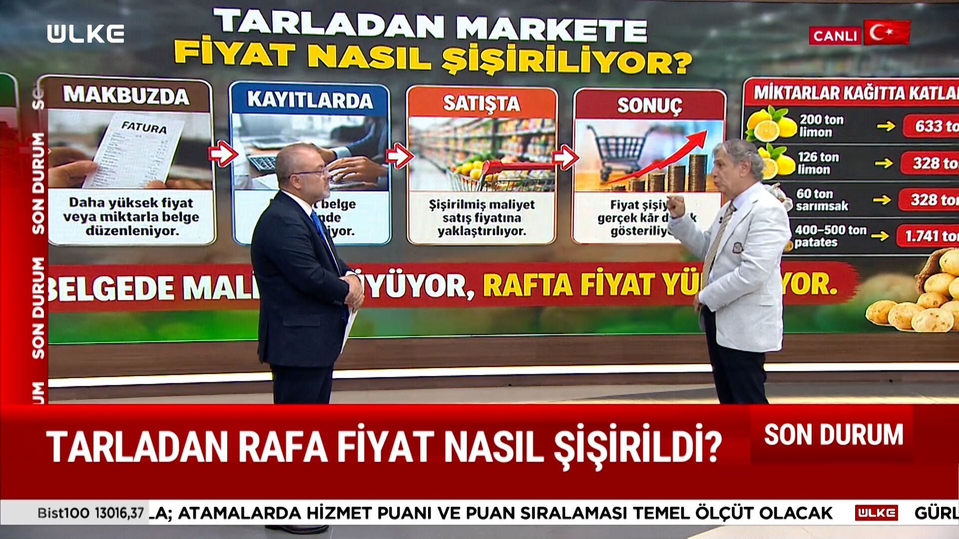 Çiftçi 5 liraya sattı market 100 liraya...