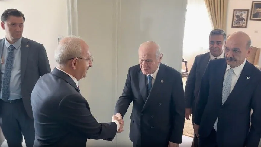 Devlet Bahçeli Kılıçdaroğlu ile görüştü!