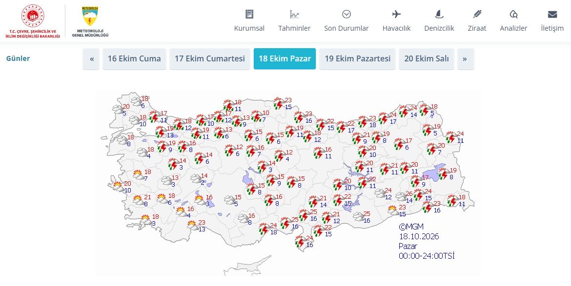 18 Ekim