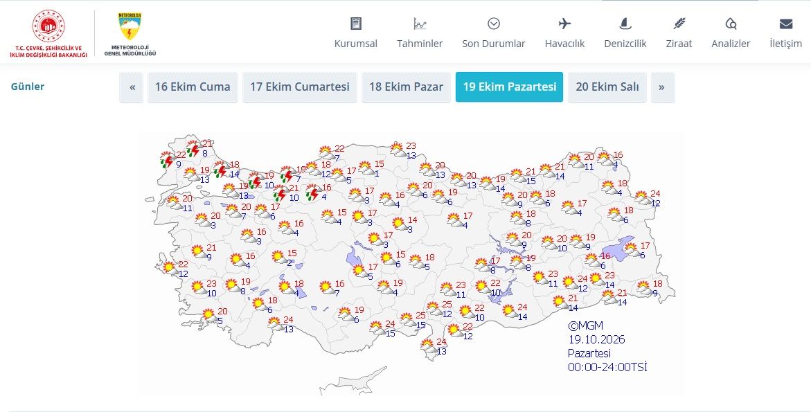 19 Ekim