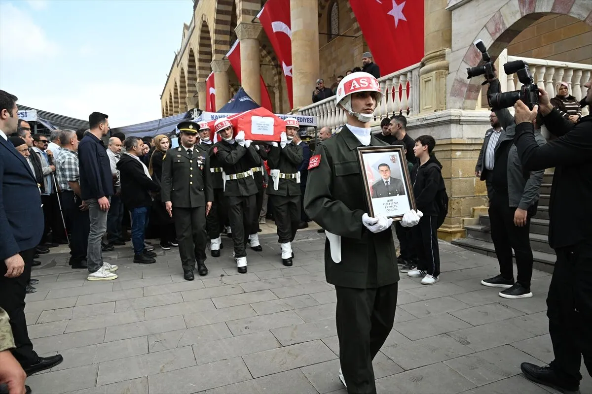 Şehit uzman çavuşa Kahramanmaraş’ta veda