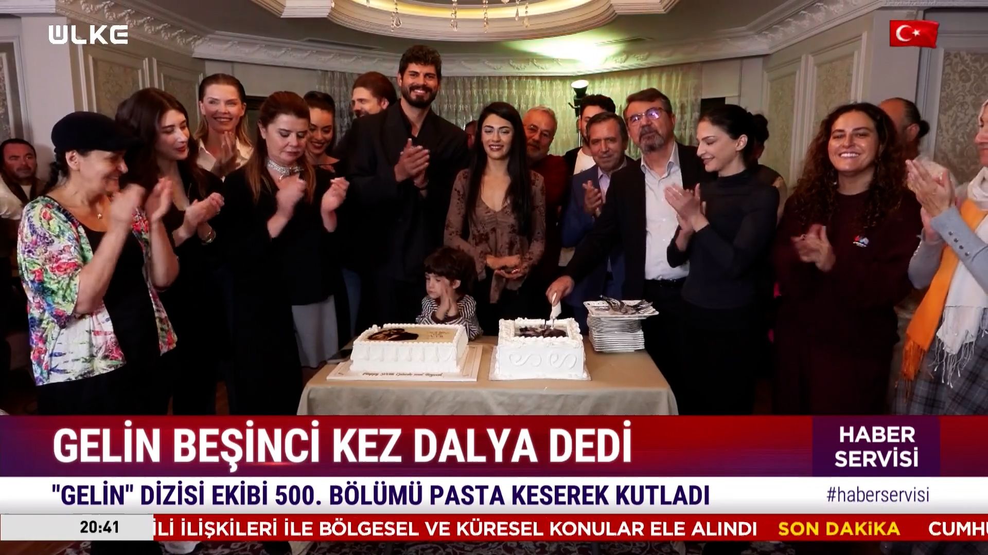 Kanal 7'nin günlük dizisi Gelin beşinci kez dalya dedi